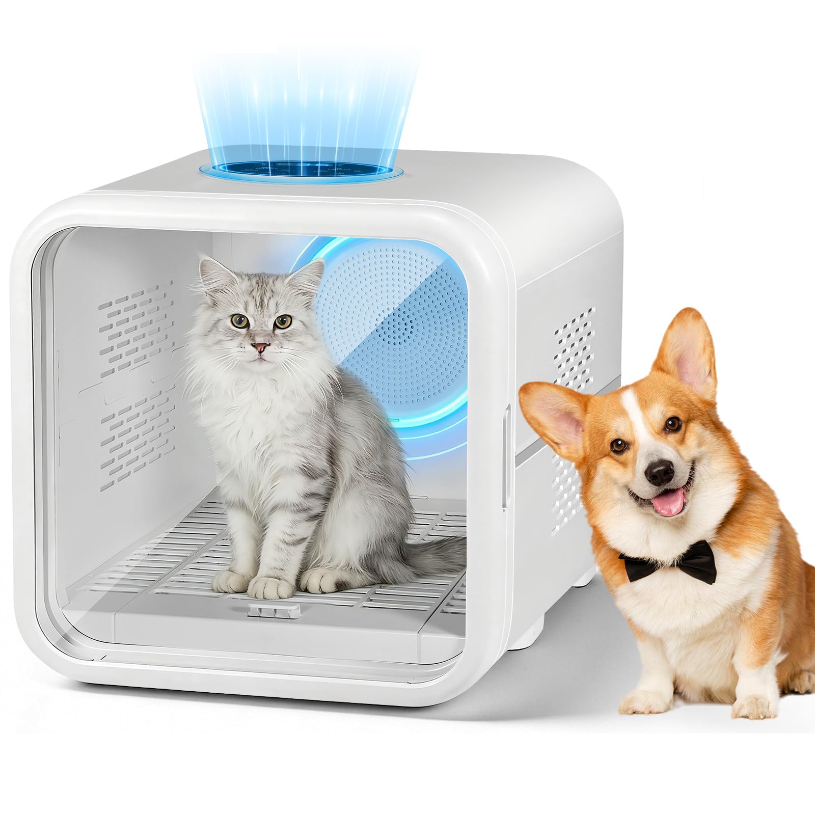 Hot Dog Press - Secador Automático de Pelos para Animais