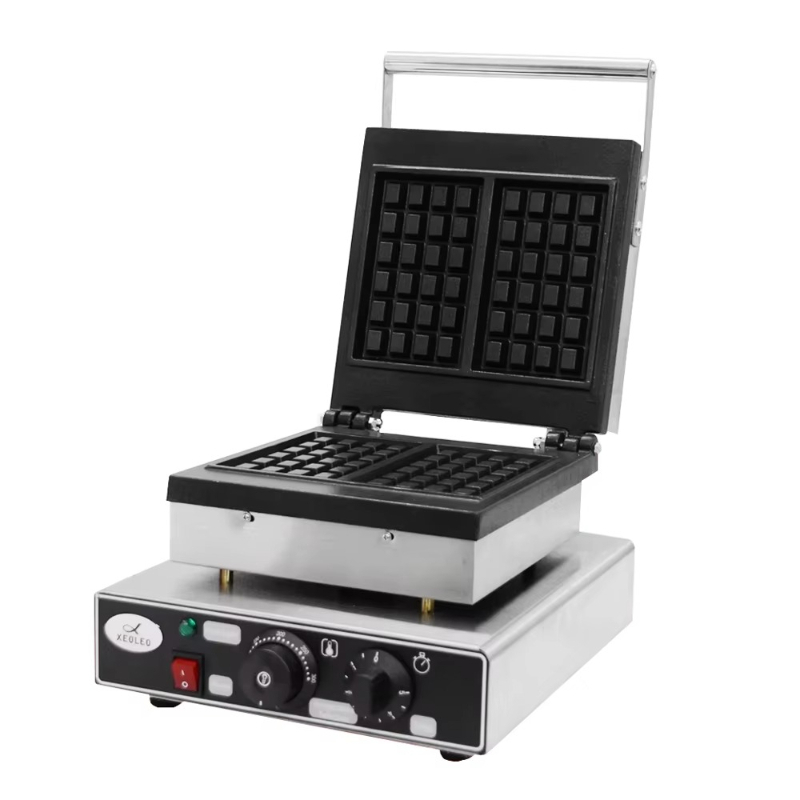 Waffle Cone Maker - Máquina de Waffle Comercial com Placas