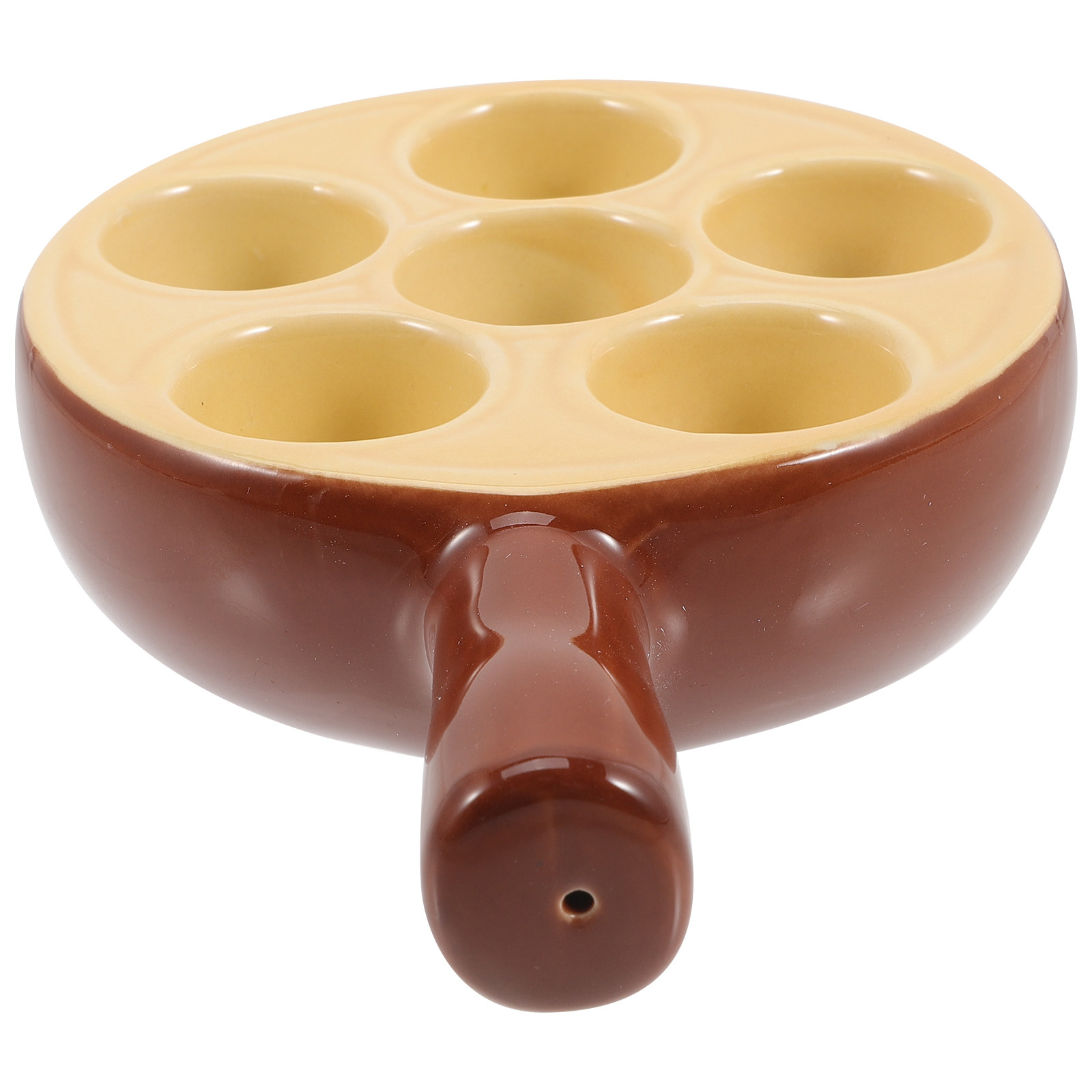 Takoyaki Grill Plate - Prato de Cerâmica para Servir Caracóis