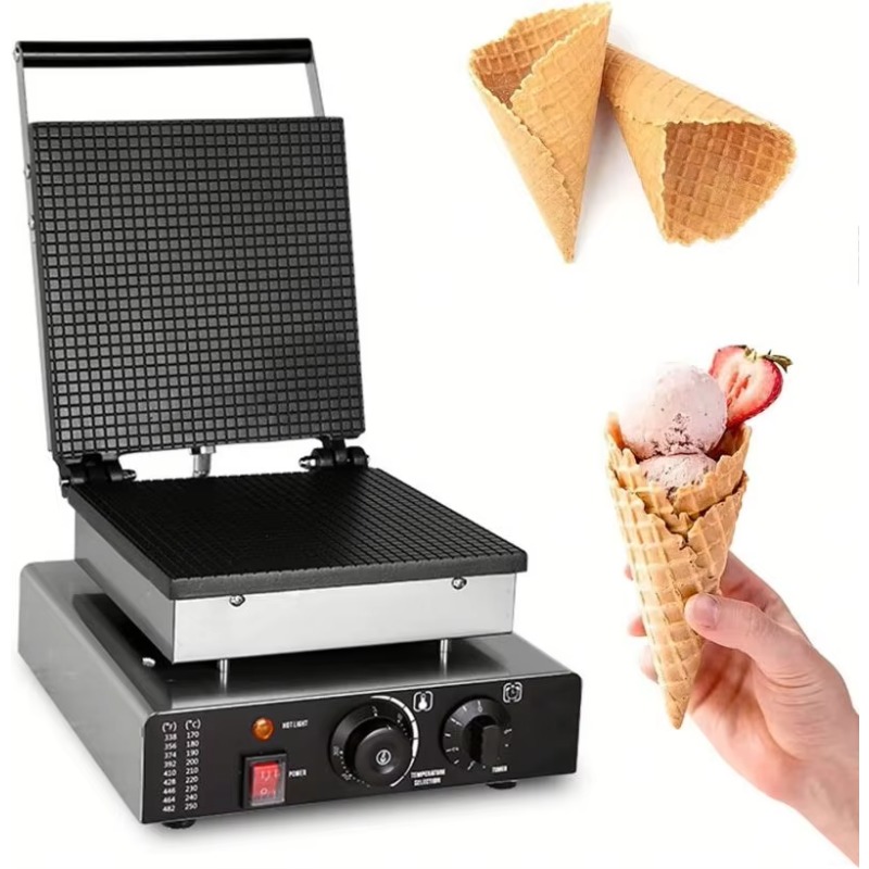 Máquina de Waffle Elétrica Com - Waffle Cone Maker avaliação e preço